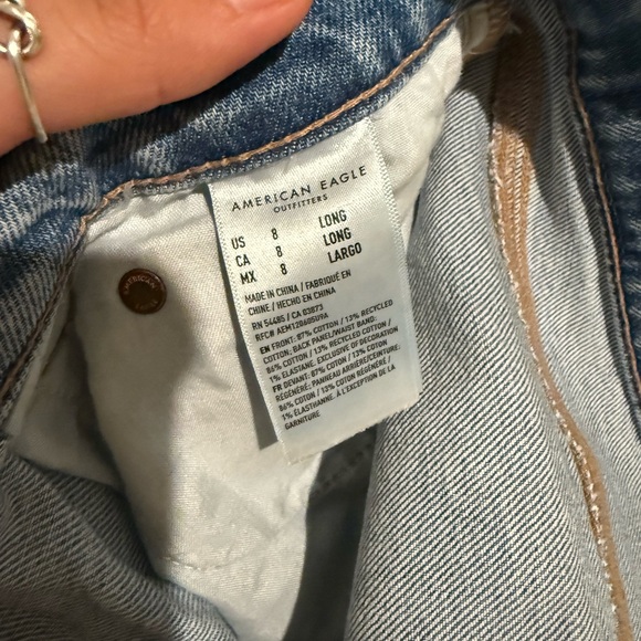 American Eagle Outfitters Light Blue Stovepipe Jeans - Picture 2 of 3